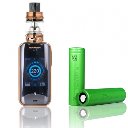 Combo Vape Luxe 2 Com 2 Baterias 18650