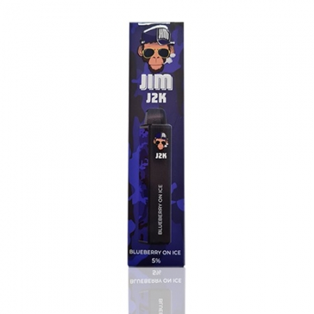 Pod descart�vel Jim Vapors - 2000 Puffs - Blueberry On Ice