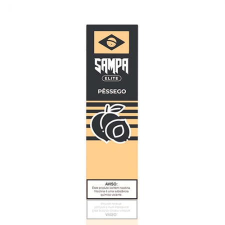 Pod descart�vel Sampa Elite - 600 Puffs - P�ssego